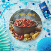 Crawfish Boil Paper Borden Papieren Bordje (Feest)