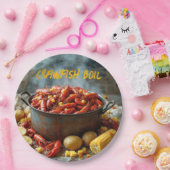 Crawfish Boil Paper Borden Papieren Bordje (Feest)