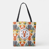 Crawfish Boil Party - Cajun Seafood Familiereünie Tote Bag (Achterkant)