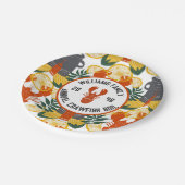 Crawfish Boil Party - Cajun Vis en zeevruchten vie Papieren Bordje (Gekanteld)