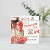 Crawfish Boil Party Kaart (Staand voorkant)