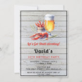 Crawfish Boil Party Nodig Zomer 30e Verjaardag uit Kaart (Voorkant)