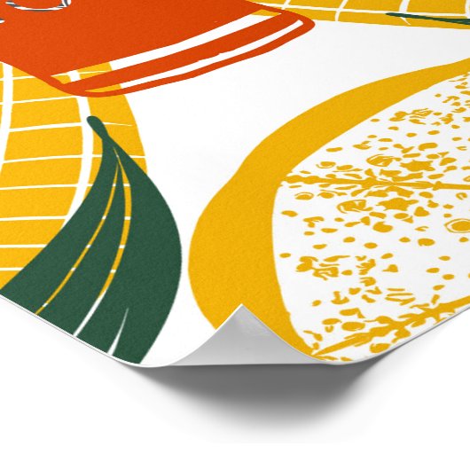 Crawfish Boil Party-Summer Seafood Cookout Poster (Hoek)