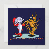 Crawfish Boil Party uitnodigingen (Achterkant)