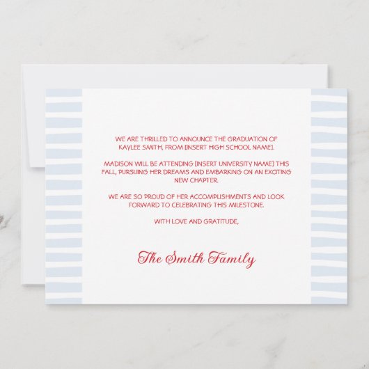 Crawfish Boil Pinch Me She's Done Afstudeerder Par Aankondiging (Achterkant)