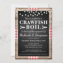 Crawfish Boil Rustic Engagement Party