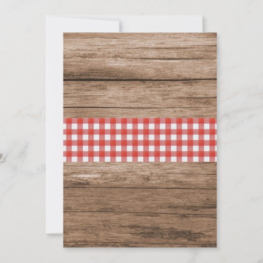 Crawfish Boil Rustic Engagement Party (Achterkant)