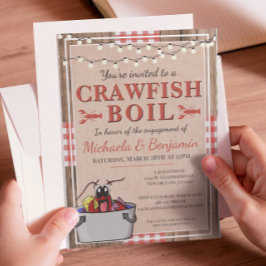 Crawfish Boil Rustic Engagement Party