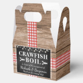 Crawfish Boil Rustic Lobster Engagement Party Bedankdoosjes (Geopend)