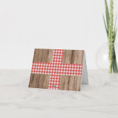 Crawfish Boil Rustige Couples Engagement Party Bedankkaart (Achterkant)