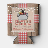 Crawfish Boil Rustige Couples Engagement Party Blikjeskoeler (Voorkant)