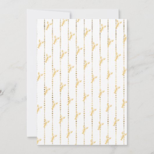 Crawfish Boil School Afstuderen Afstuderen Kaart (Achterkant)