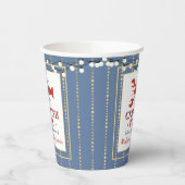 Crawfish Boil Seafood Blue Engagement Party Papieren Bekers (Links)