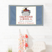 Crawfish Boil Seafood Blue Gold Engagement Party Spandoek (Insitu)