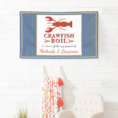 Crawfish Boil Seafood Blue Gold Engagement Party Spandoek (Insitu)