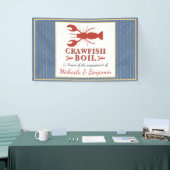 Crawfish Boil Seafood Blue Gold Engagement Party Spandoek (Beurs)