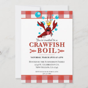 Crawfish Boil Seafood Summer Family Cookout Kaart
