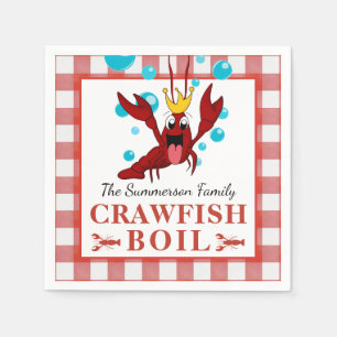 Crawfish Boil Seafood Summer Family Cookout Servet