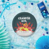 Crawfish Boil Seafood Summer Papieren Bordje (Feest)