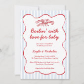 Crawfish Boil Southern Baby shower Kaart (Voorkant)