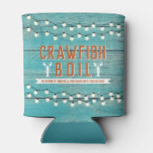 Crawfish Boil Special Event Blue Engagement Party Blikjeskoeler (Achterkant)