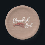 Crawfish Boil Summer Party Papieren Bordje<br><div class="desc">Crawfish Boil Summer Party - Seafoods Party Supply</div>