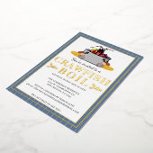 Crawfish Boil Summer Seafood Barbecue Party Folie Uitnodiging (Gedraaid)