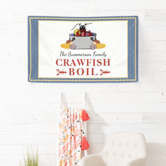 Crawfish Boil Summer Seafood Barbecue Party Spandoek (Insitu)