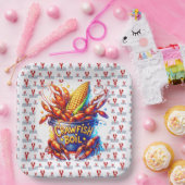 CRAWFISH BOIL THEMA PAPIEREN BORDJE (Feest)