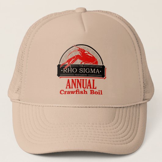 CRAWFISH BOIL TRUCKER HAT I TRUCKER PET (Voorkant)