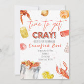 Crawfish Boil-uitnodiging Kaart (Voorkant)