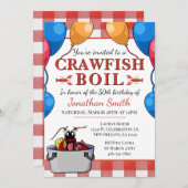 Crawfish Boil Verjaardag Special Event Kaart (Voorkant / Achterkant)