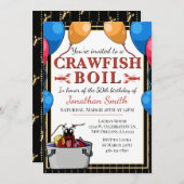Crawfish Boil verjaardagsfeestje Kaart (Voorkant / Achterkant)