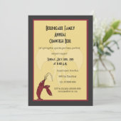 Crawfish Boil with Fleur de Lis Kaart (Staand voorkant)