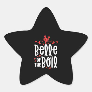 Crawfish Boil Women Belle of Boil Sourn Cajun Ster Sticker