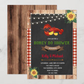 Crawfish boild honing doen douche uitnodiging (Voorkant / Achterkant)