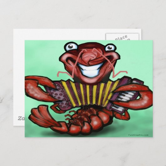 Crawfish Briefkaart (Voorkant / Achterkant)