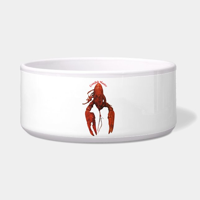 Crawfish Ceramic Pet Bowl Voerbakje (Voorkant)