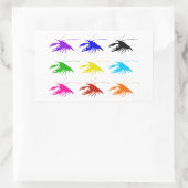 Crawfish (Crayfish) Rechthoekige Sticker (Tas)