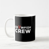 Crawfish Crew Funny Crayfish Cajun Matching Men Wo Koffiemok (Links)