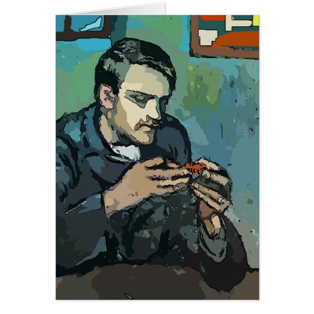 Crawfish Eating Abstract (Voorkant)