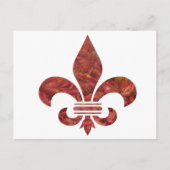 Crawfish Fleu de Lis Briefkaart (Voorkant)