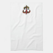 Crawfish Fleur De Lis Dish Towel Theedoek (Verticaal)