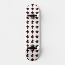 Crawfish Fleur De Lis Skateboard