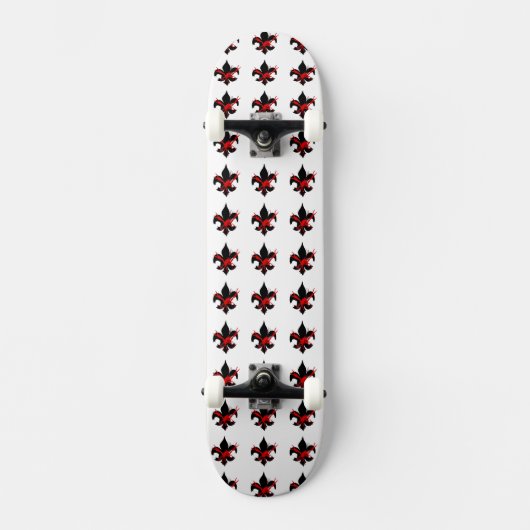 Crawfish Fleur De Lis Skateboard (Voorkant)