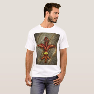 Crawfish Fleur-De-Lis T-Shirt