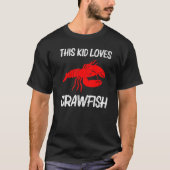 Crawfish For Kids Crayfish Crawfish Eating T-shirt (Voorkant)