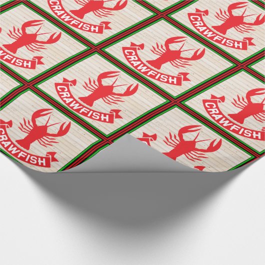 CRAWFISH Gift Wrap ....: ) Cadeaupapier (Hoek)