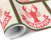 CRAWFISH Gift Wrap ....: ) Cadeaupapier (Rol Hoek)