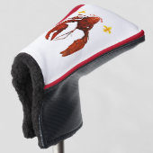 Crawfish Golf Head Hoesje Golfheadcover (3/4 voorkant)